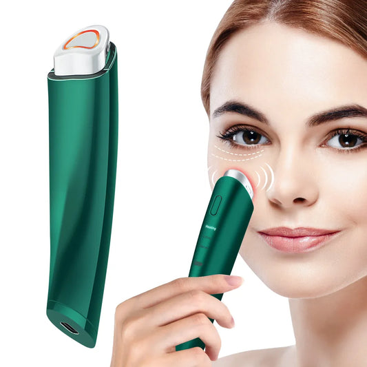 42℃ Hot Compress Eye Massager Pen Microcurrent LED Eye Lip Massager Skin Tighten Anti Aging Wrinkle  USB Charge - My Store