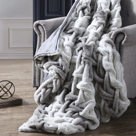 Winter Warm  Blankets Free Shipping Blankets and Throws Plush Fleece Blankets for Beds - My Store